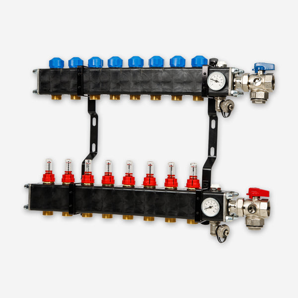 VTE composiet verdeler open - 8 groeps