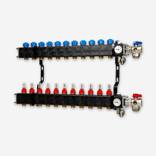VTE composiet verdeler open - 11 groeps