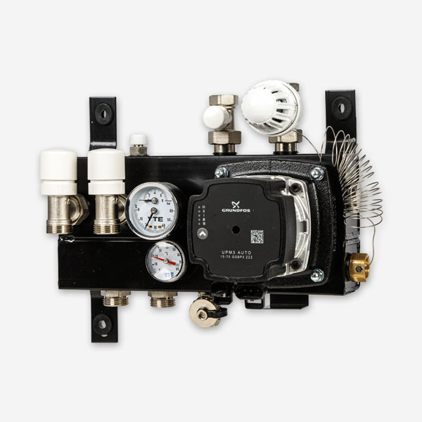 VTE SLIM Verdeler Grundfos A Label — 2 groeps